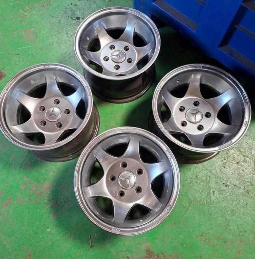 Mercedes G-klasse Borbet velgen 15 inch, Auto-onderdelen, Banden en Velgen, Ophalen, 15 inch, Velg(en)
