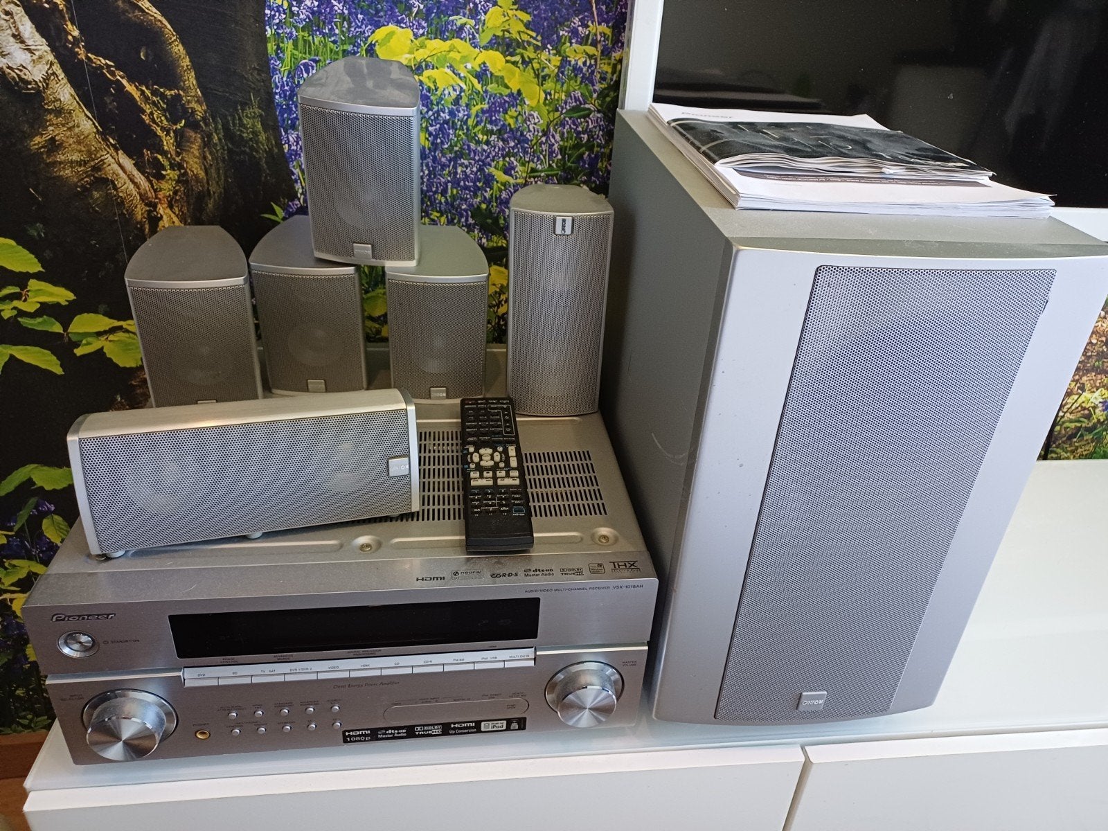 Canton / Pioneer surround systeem., Audio, Tv en Foto, Home Cinema-sets, Ophalen, Gebruikt, 5.1-systeem, Pioneer