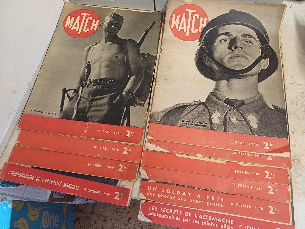 Miltaria tijdschriftenset (10) 1939/1940, Ophalen of Verzenden, 1920 tot 1940, Tijdschrift