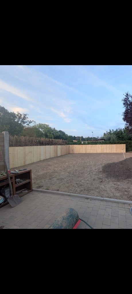 Houten schutting platen, Tuin en Terras, Ophalen