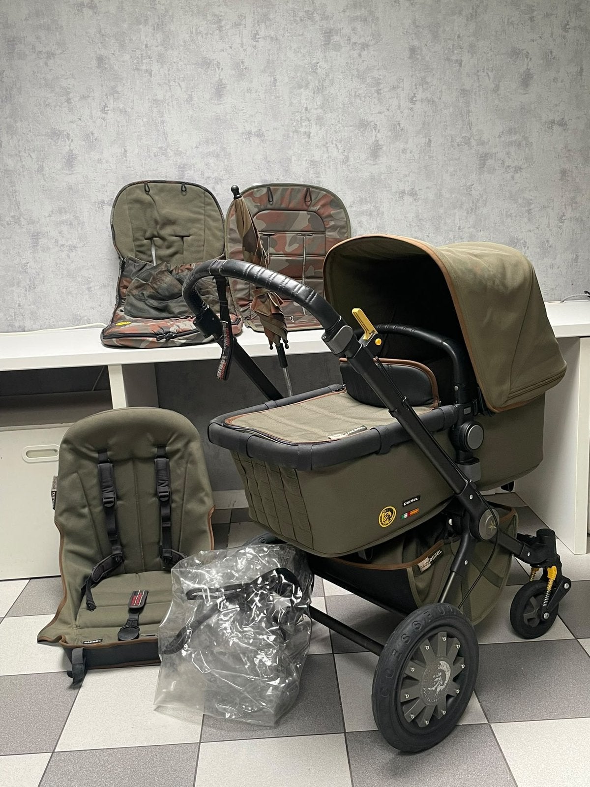 Bugaboo limited edition Diesel, Kinderen en Baby's, Ophalen, Zo goed als nieuw, Kinderwagen, Bugaboo