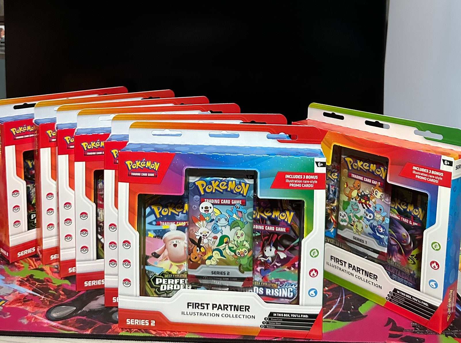Collection d'illustrations Pokémon First Partner, séries 1&2, Enlèvement, Comme neuf, Booster