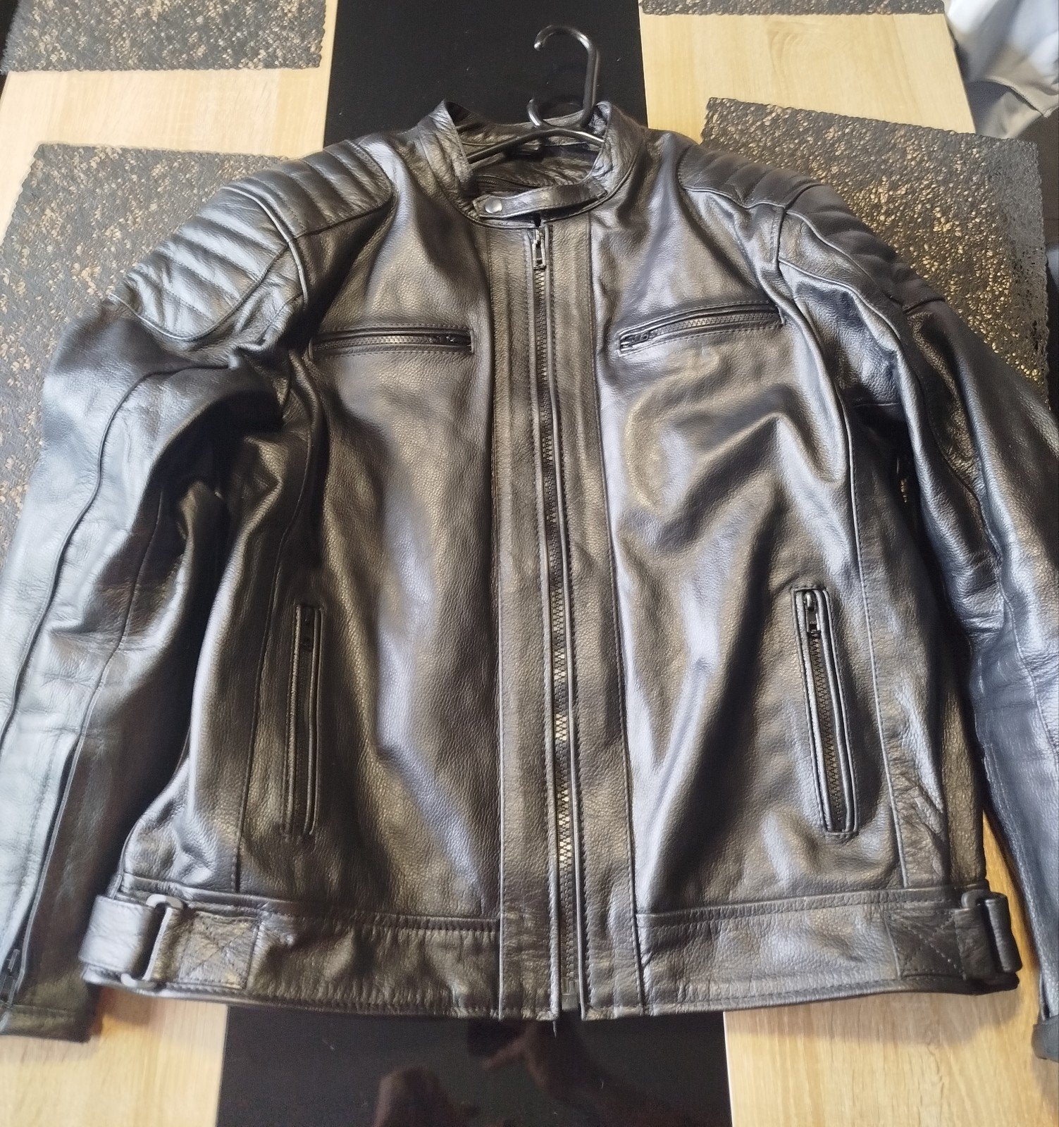 leren motorjas maat XL, Motoren, Kleding | Motorkleding, Ophalen of Verzenden