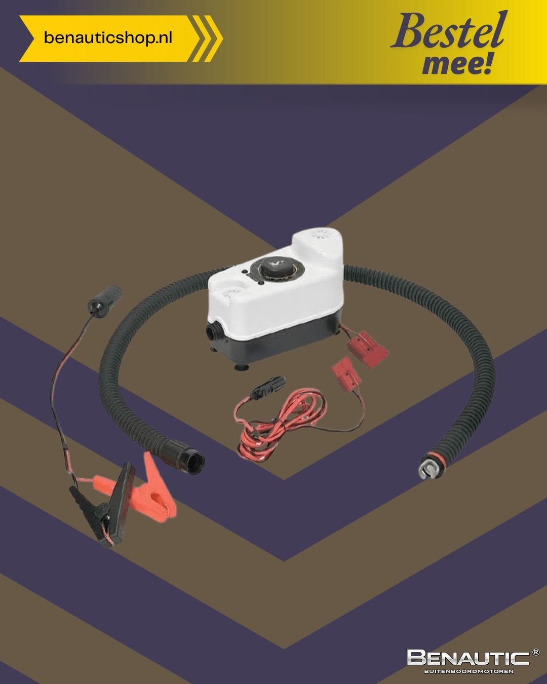 Honwave rubberboot accessoire elektrische luchtpomp 12v, -, Nieuw, -, -