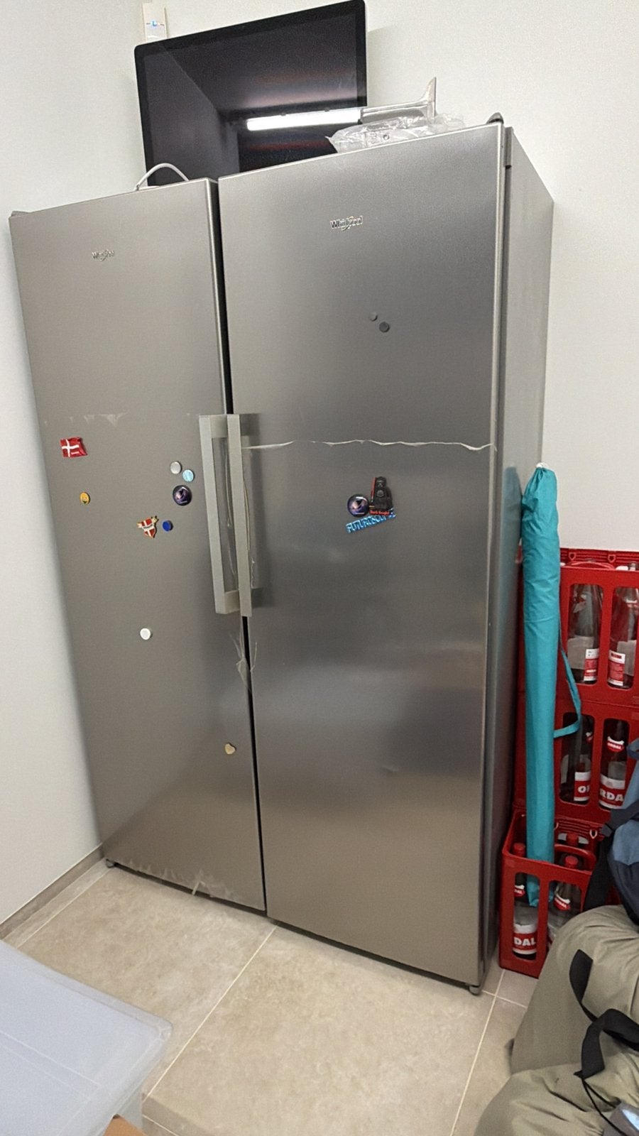 Frigo et / ou congélateur Whirlpool’s, Enlèvement, Comme neuf, Avec congélateur séparé