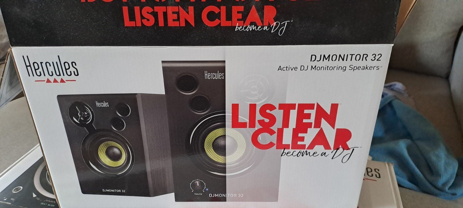 dj monitor32+dj controller impulse 500 beide hercules, Enlèvement, Comme neuf, DJ-Set, Autres marques