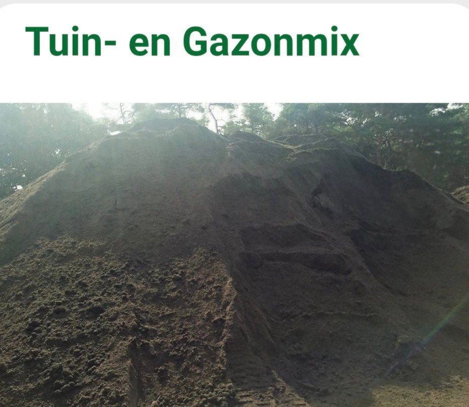 Tuin en gazon mix  Tuinaarde. Halve Kuub, Ophalen, Tuinaarde