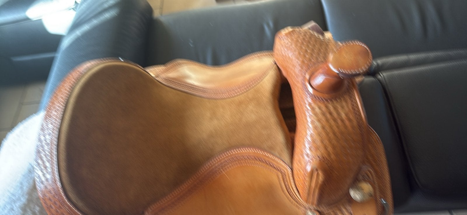Western zadel, Dieren en Toebehoren, Ophalen, Overige merken, Diepe zit, XL (18 inch of meer)