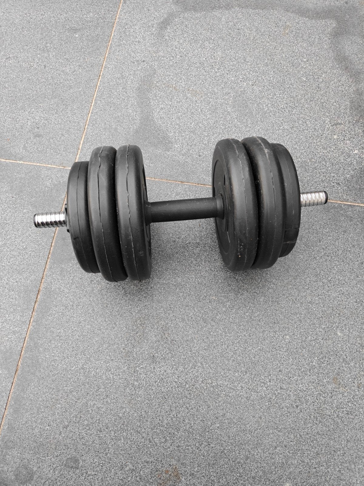Dumbbell met 9,50kg gewicht, Ophalen, Gebruikt, Benen, Dumbbell