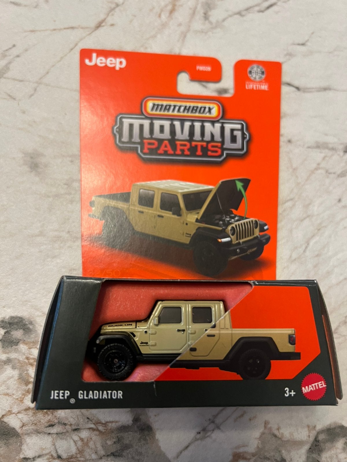 Matchbox moving parts jeep gladiator, Ophalen of Verzenden, Zo goed als nieuw
