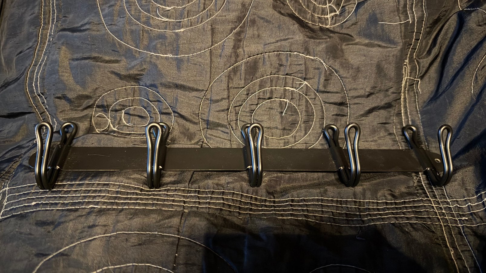 Porte-manteau noir en metal, Maison & Meubles, Enlèvement, Utilisé