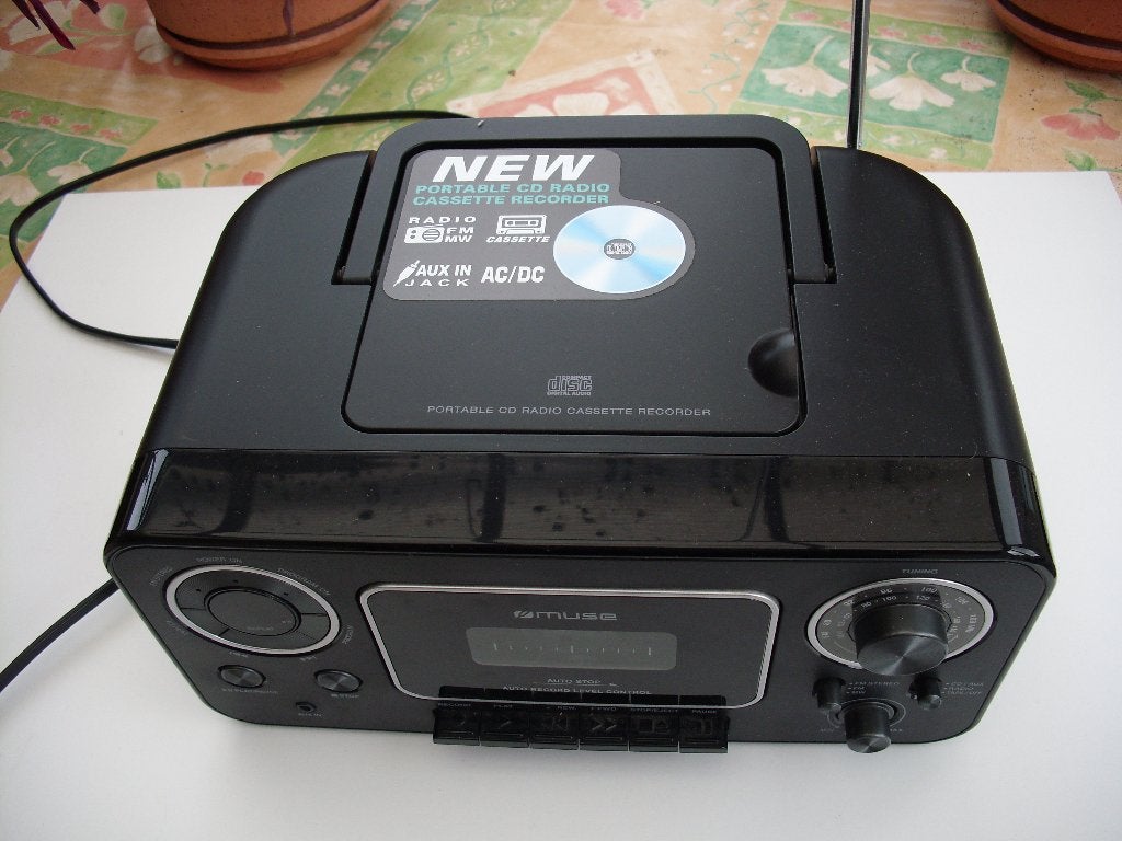 radio cd casette speler, Audio, Tv en Foto, Cd-spelers, Ophalen, Nieuw, Met radio