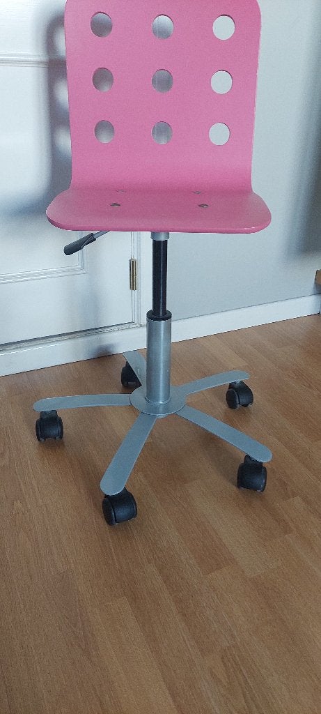 Kinderbureaustoel jules roze ikea, Ophalen, Gebruikt, Roze, Bureaustoel