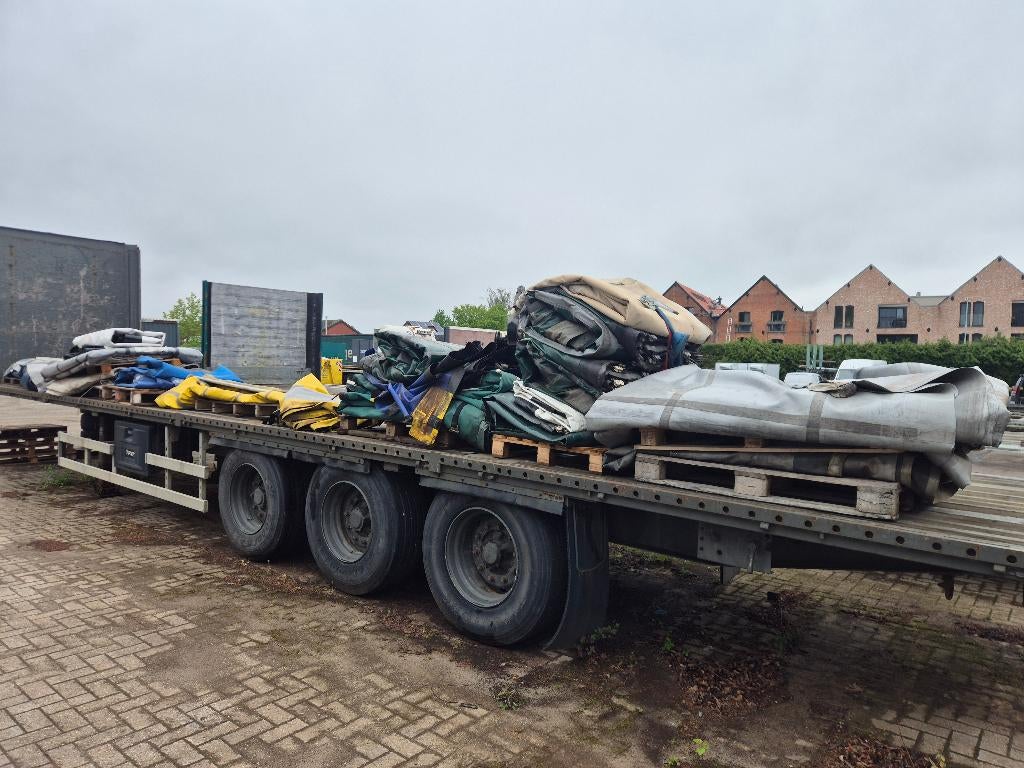 Oude vrachtwagenzeilen, Enlèvement, Utilisé, 15 m² ou plus, Voile