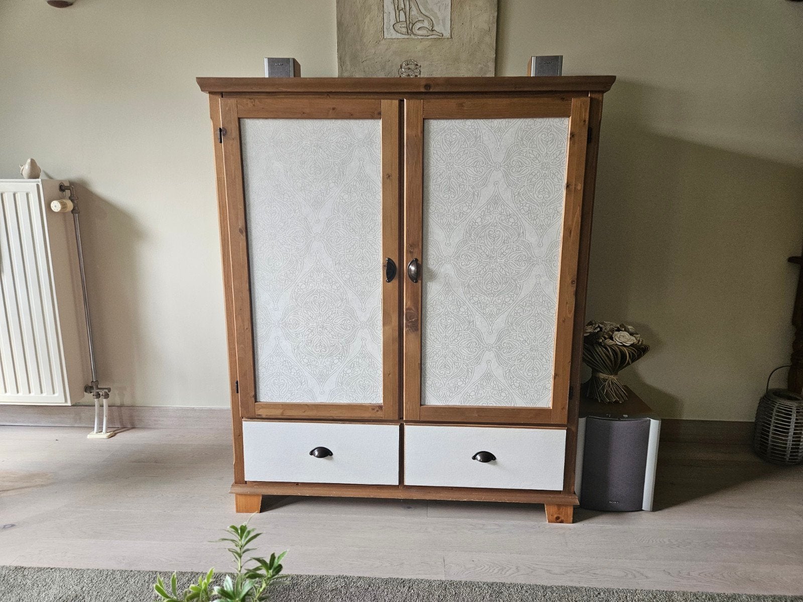 MEUBLE IKEA imitation teak, Enlèvement