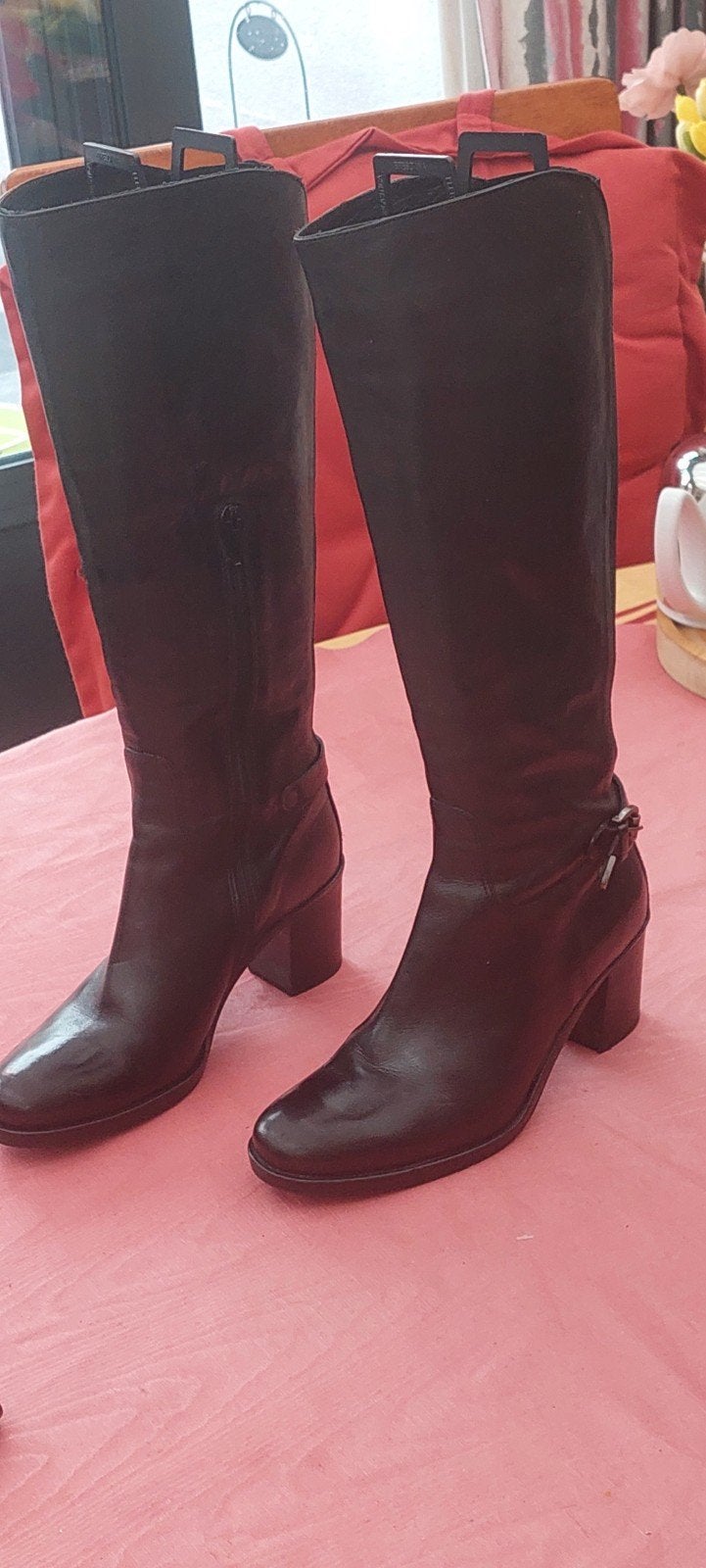laarsen maat 37 vero cuoio, Vero Cuoio, Enlèvement ou Envoi, Comme neuf, Bottes hautes