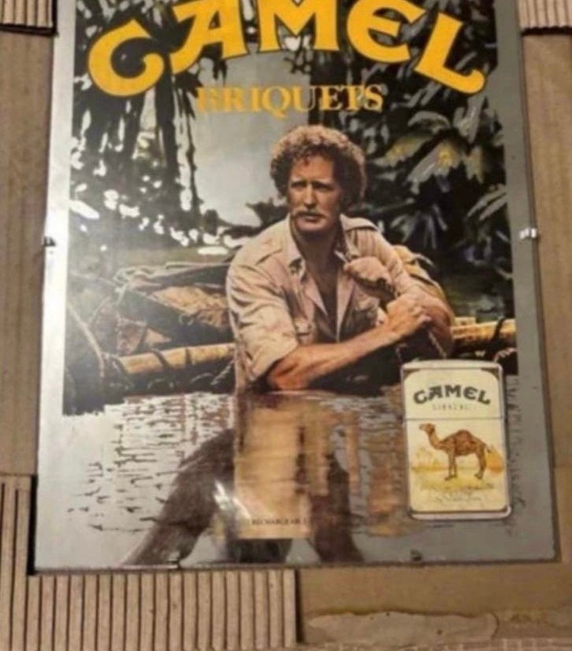Vitrage publicitaire Camel Trophy, Enlèvement ou Envoi, Comme neuf, Emballage