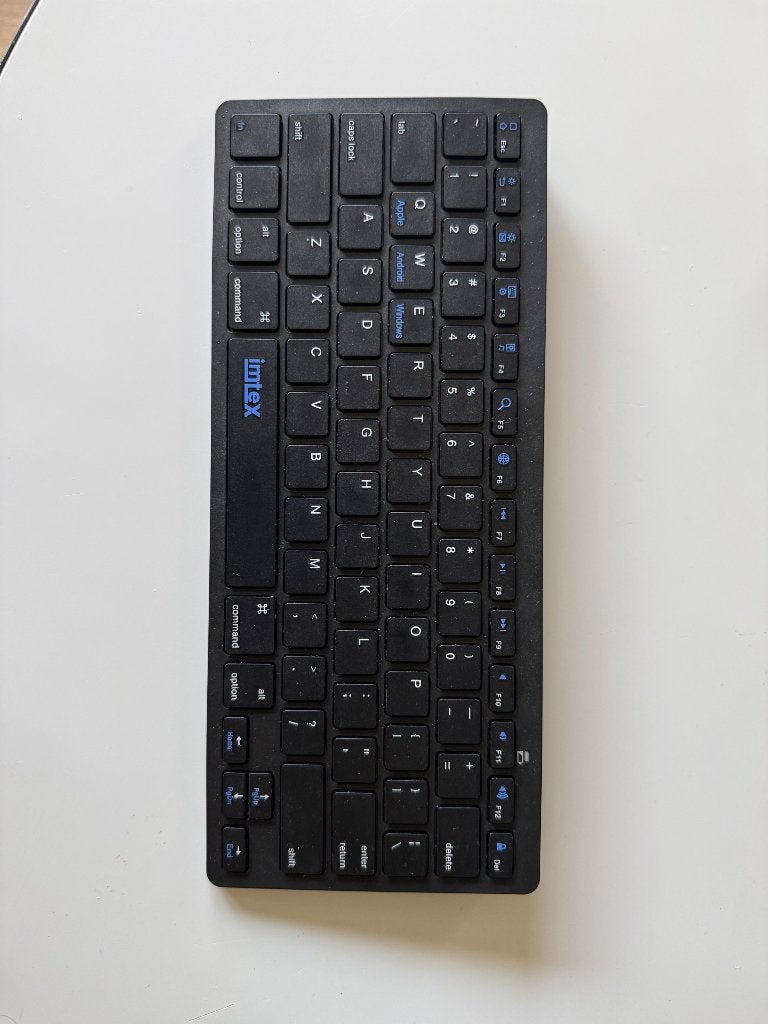 Wireless keyboard QWERTY, Informatique & Logiciels, Claviers, Enlèvement, Qwerty, Comme neuf, Sans fil