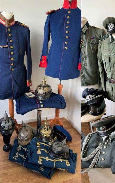 Diverse uniformen en kepies wo1 - wo2, Ophalen of Verzenden