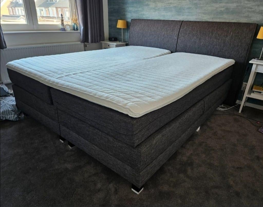 Bezorging is mogelijk 180x210 elektrisch boxspring bed, Huis en Inrichting, Gebruikt, 210 cm, Tweepersoons, Ophalen of Verzenden