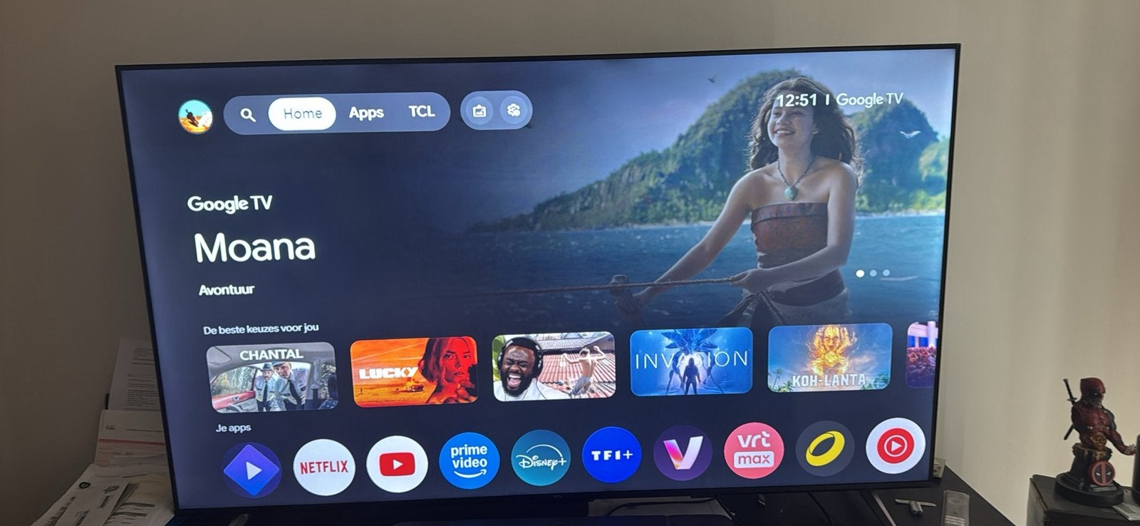Tcl smart tv 4k met jbl soundbaar, Enlèvement, Comme neuf, Smart TV