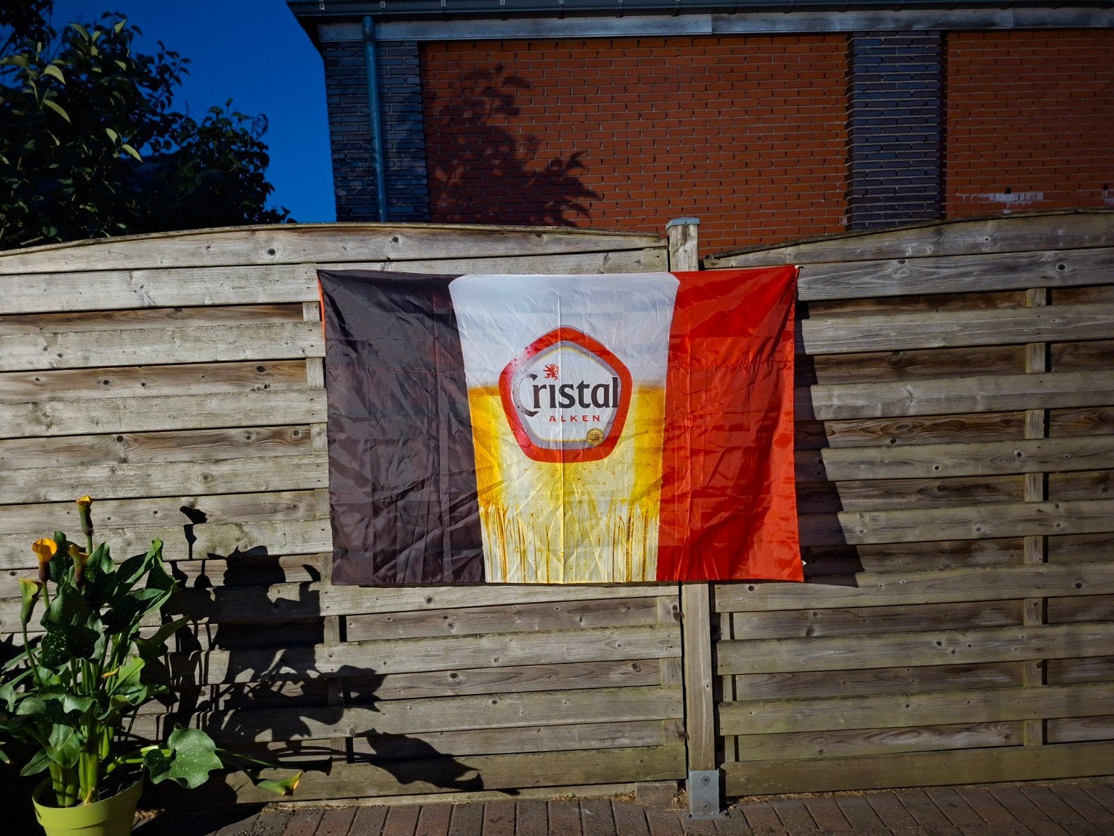 Cristal Alken nieuwe vlag , klein model . nr 4, Verzamelen, Ophalen of Verzenden, Nieuw, Reclamebord
