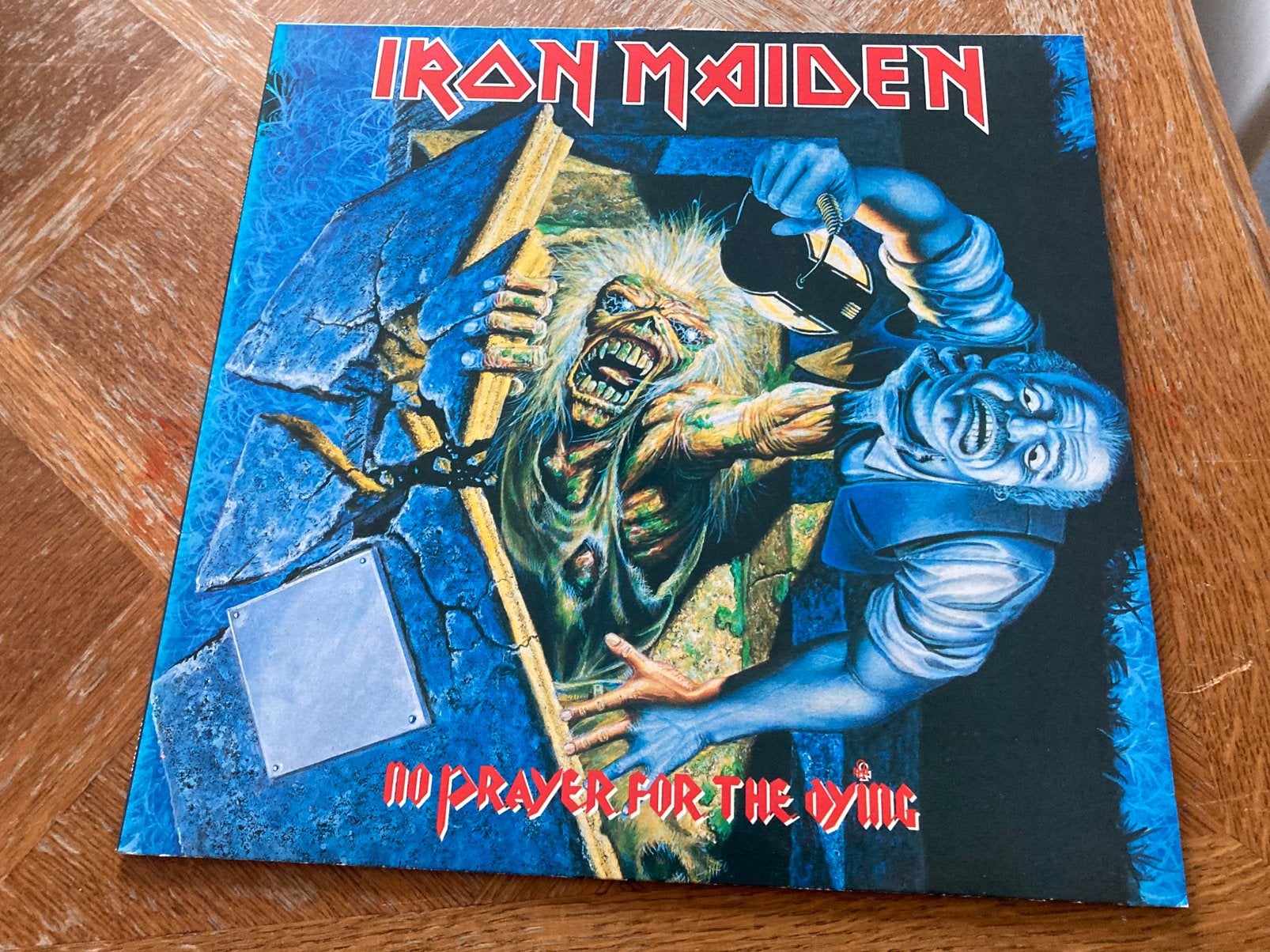 Iron Maiden: No Prayer For The Dying  LP, Enlèvement ou Envoi, Avec pochette intérieure, Utilisé, Heavy metal