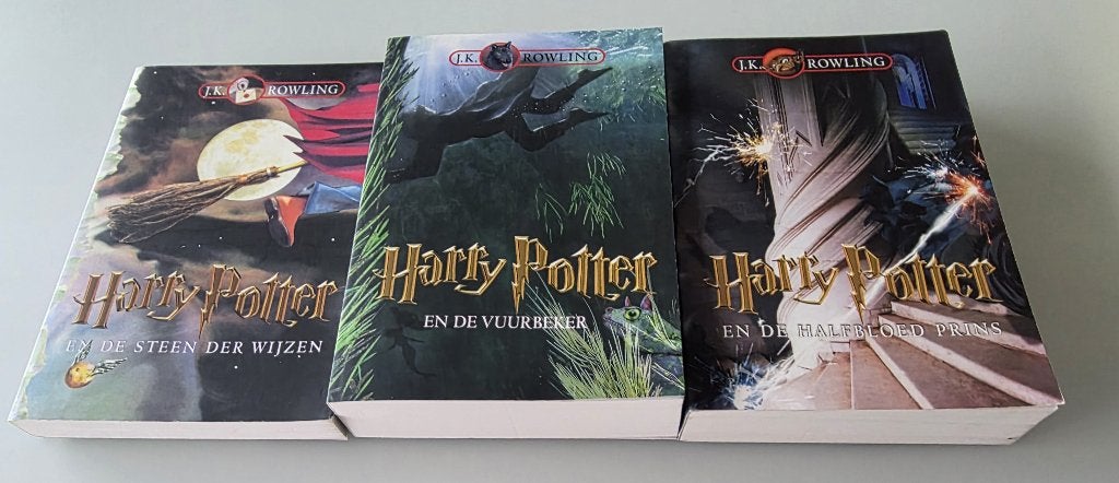 3 Grijze Jager , 5 Warrior Cats , 3 Harry Potter boeken, Ophalen of Verzenden