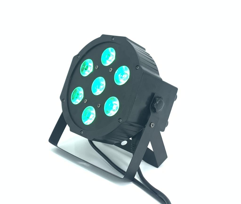 SUPERPROMO Nieuwe FIRST CLASS 7 X 24 W RGBWAUV FLAT LED PAR