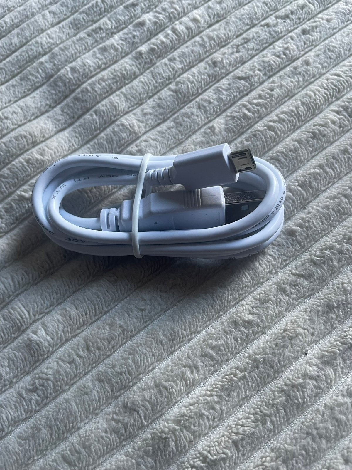 Câble USB-A vers Micro-USB blanc, Télécoms, Neuf, Enlèvement ou Envoi, Autres marques, Micro-USB