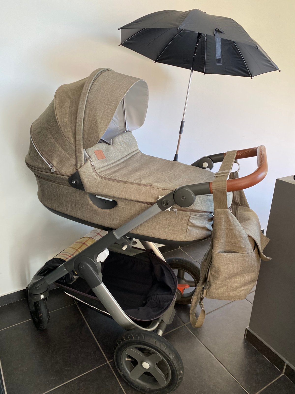 Stokke trailz buggy kinderwagen nordic green complete set, Autres marques, Pneus, Comme neuf, Enlèvement