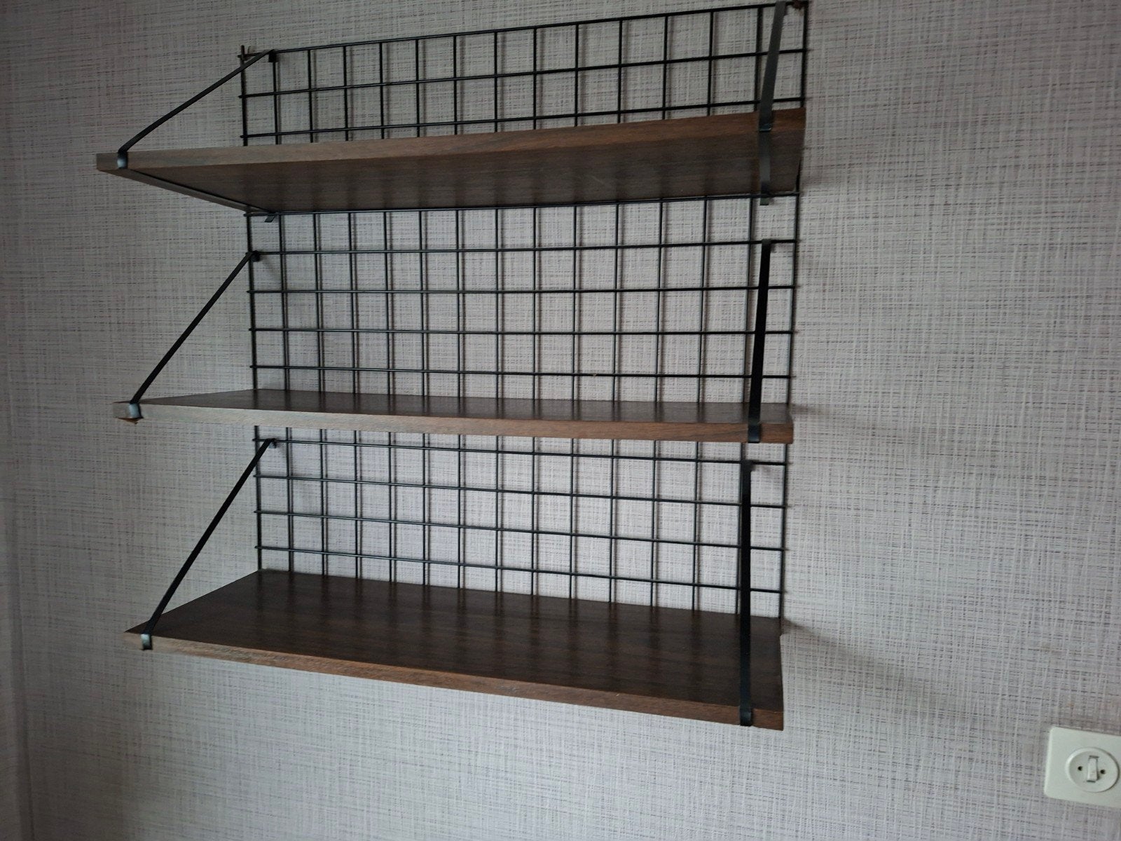 Vintage 60'ties boekenplank Meurop in perfecte staat., Ophalen