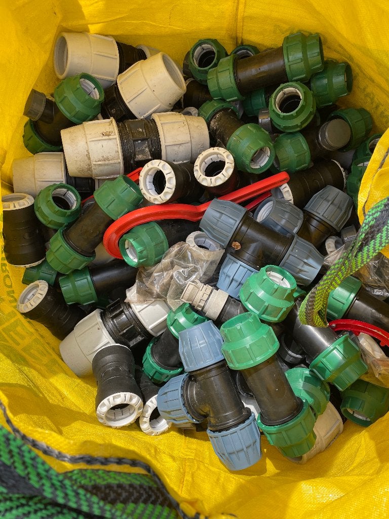koppelstukken voor HDPE buizen, Doe-het-zelf en Bouw, Ophalen, Nieuw
