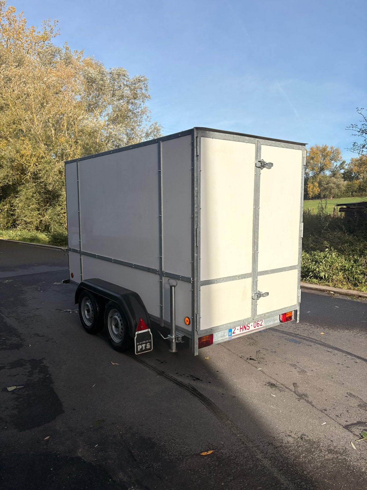 Aanhangwagen gesloten, Enlèvement, Comme neuf