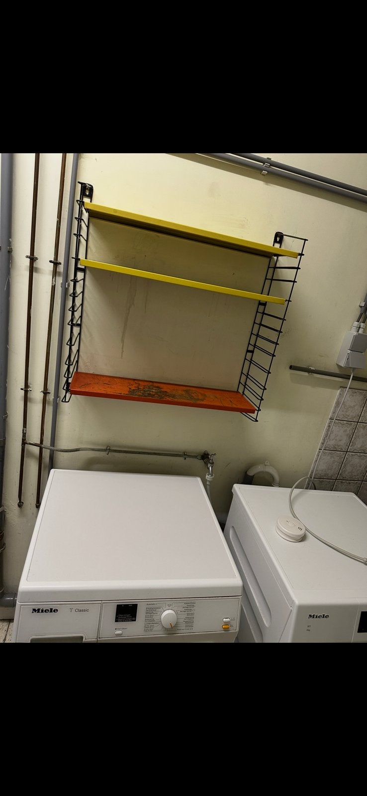 Vintage Tomado metalen rekje voor aan de muur 68x68x21 cm, Ophalen