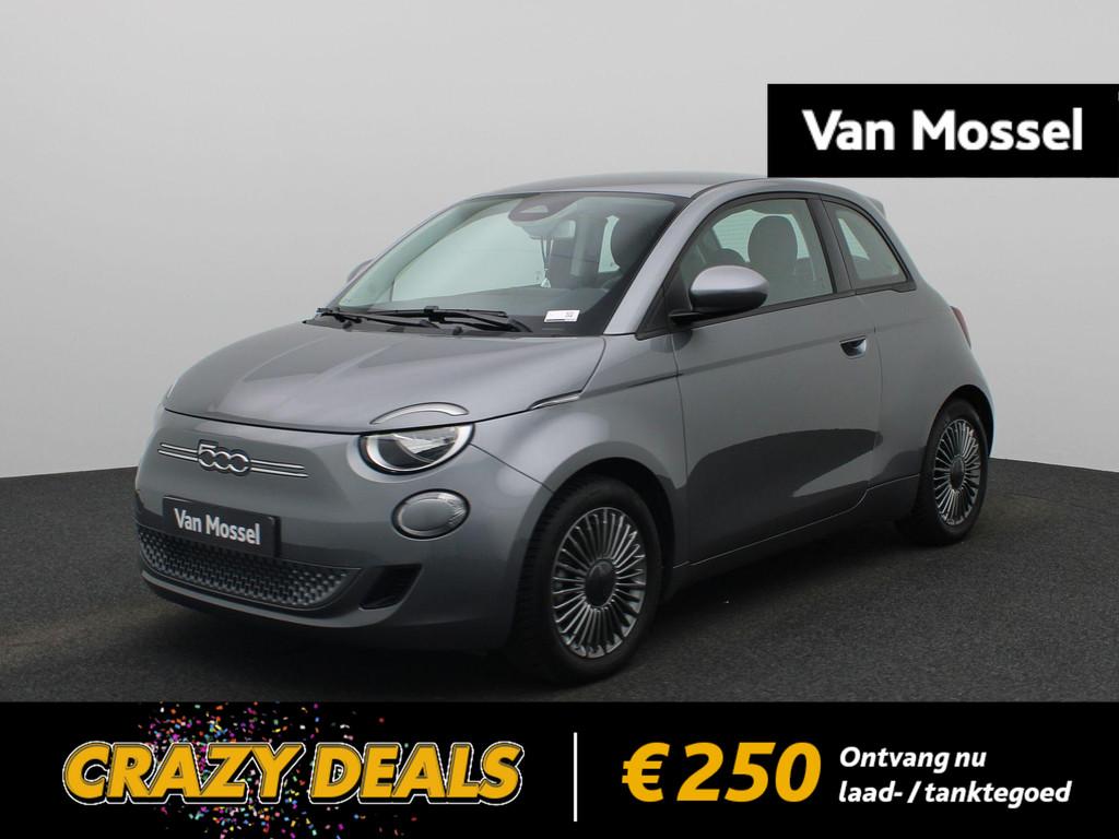 Fiat 500 500e 42 kWh Icon 3+1, Auto's, Stof, Zilver of Grijs, 1395 kg, Te koop