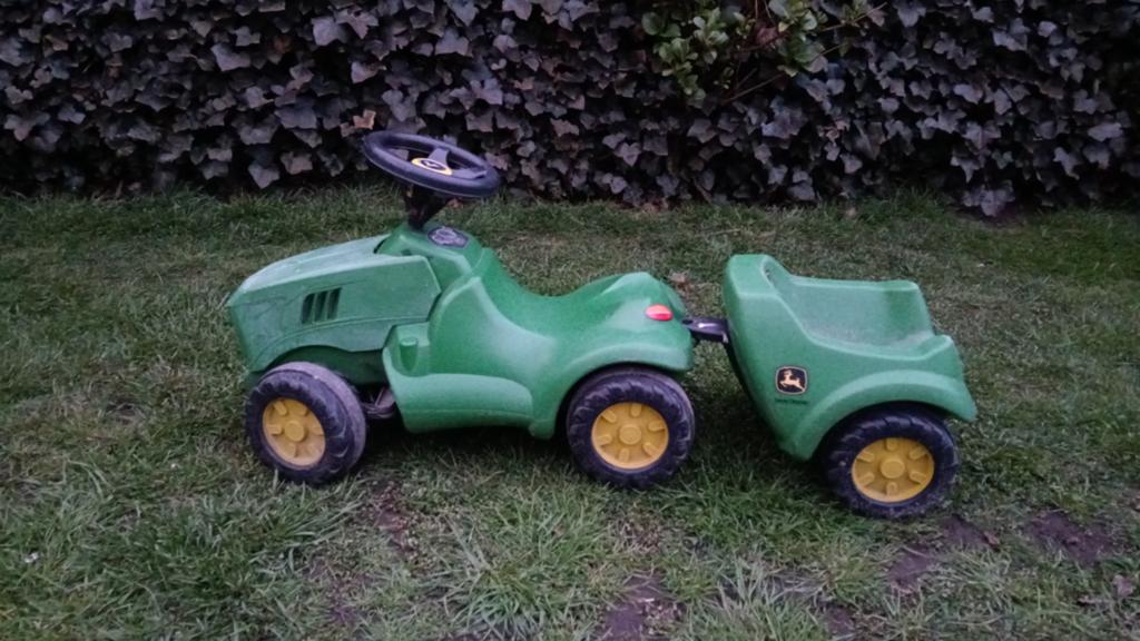 Tracteur John Deere en jouet, Enlèvement