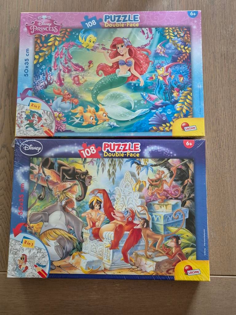 Disney jungle book en de kleine zeemeermin, Ophalen of Verzenden