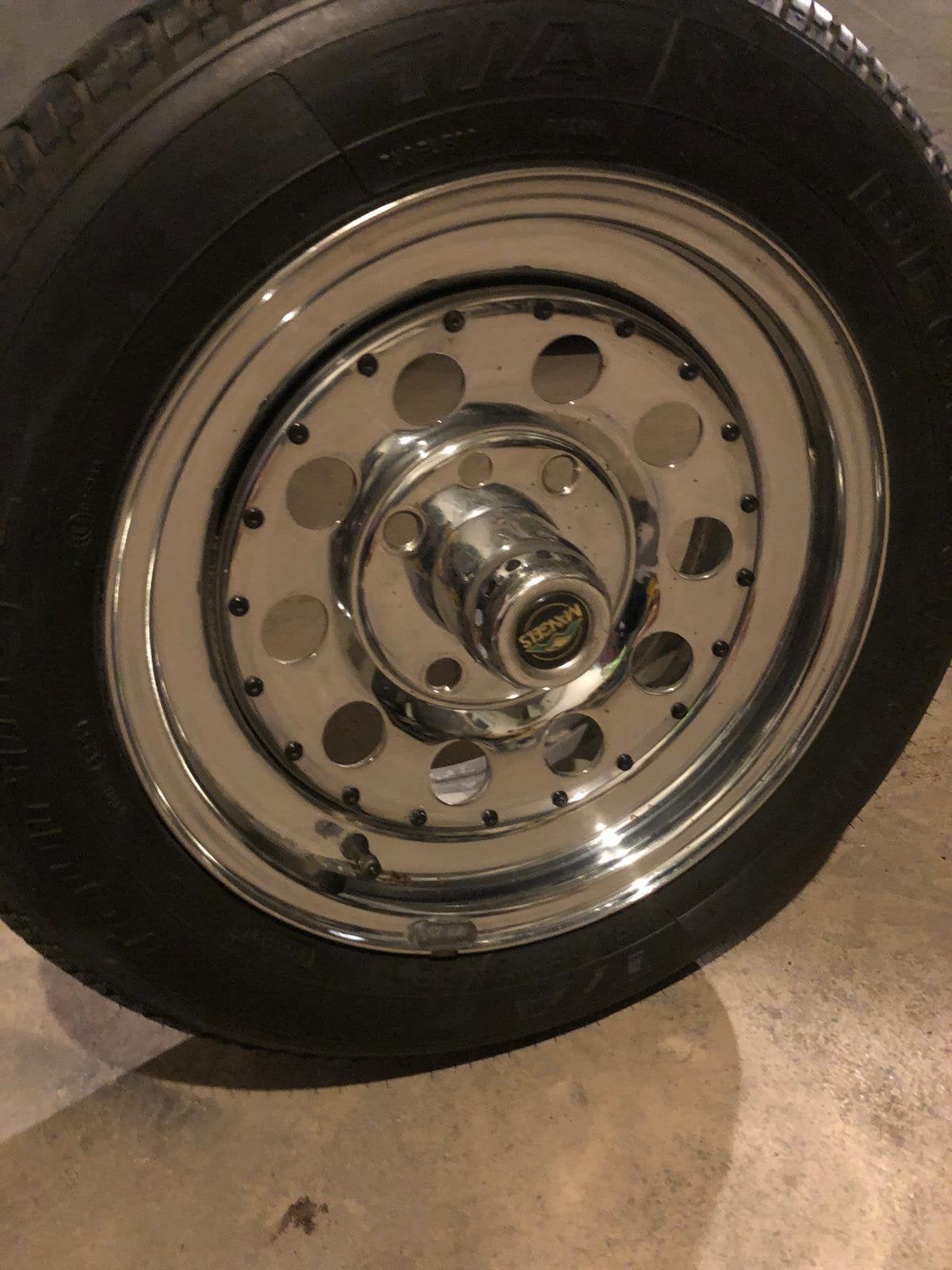 4 jantes Mangels chromées 6Jx15 – 4x130 – VW Coccinelle –, 15 pouces, Pneus et Jantes, 4 Saisons, Véhicule de tourisme
