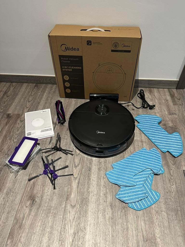 Midiea I5C complet, Réservoir, Comme neuf, Aspirateur robot, Enlèvement