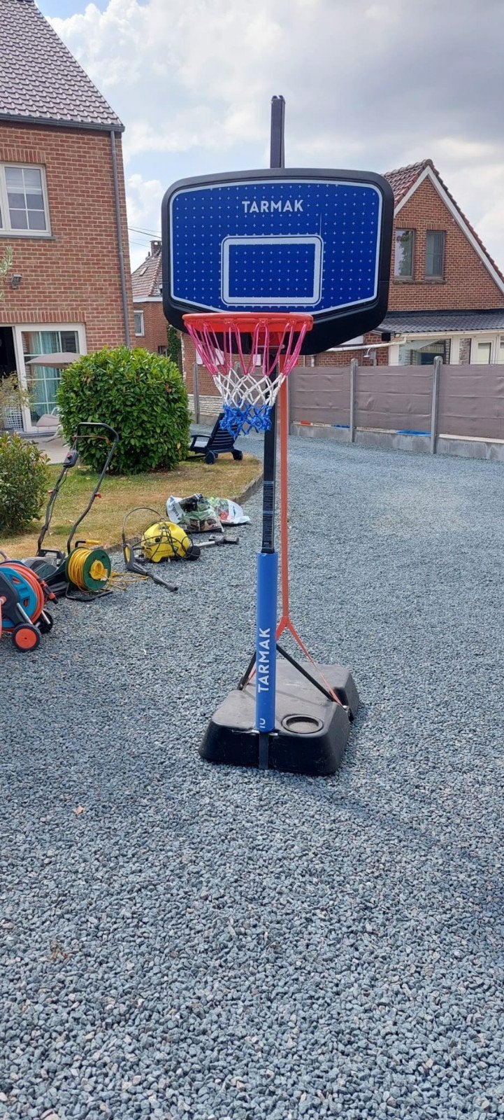 Panier de basket réglable TARMAK, Ophalen, Zo goed als nieuw, Ring, Bord of Paal