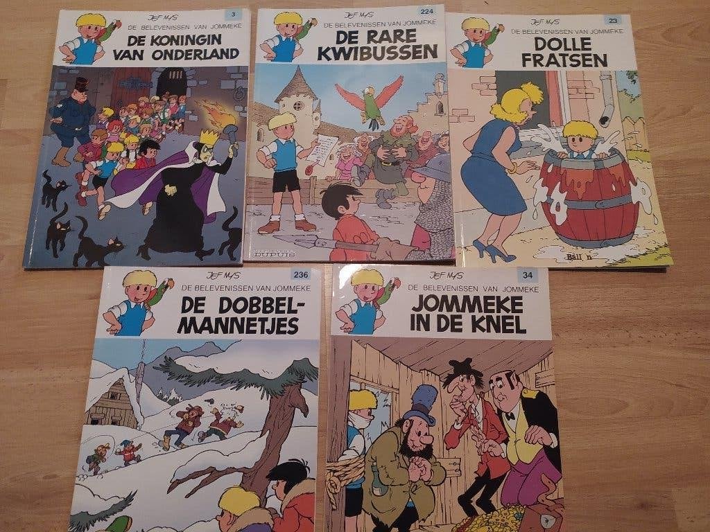 Jommeke (5 strips), Plusieurs BD, Enlèvement ou Envoi, Utilisé