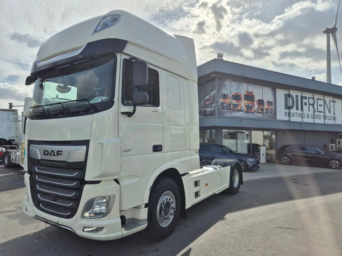DAF XF 480 FT SUPER SPACE CAB ZF INTARDER (bj 2022), Auto's, Automaat, Achterwielaandrijving, Euro 6, Wit