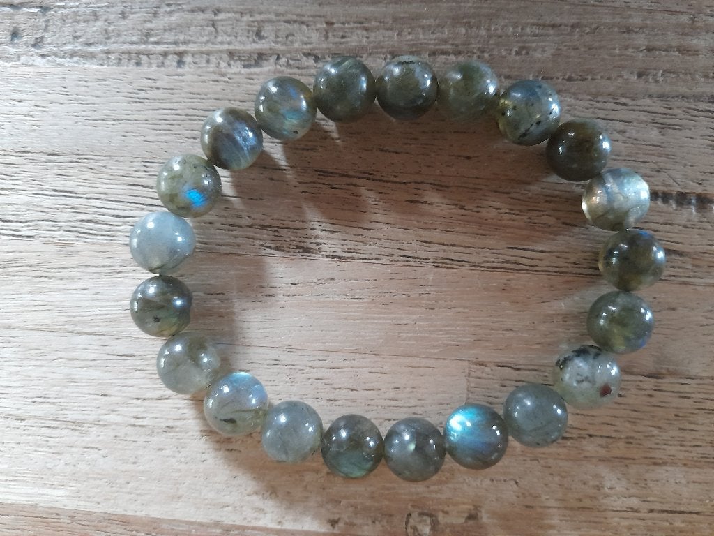 Klasse A Labradoriet Minerale Armband, Ophalen of Verzenden, Nieuw, Met edelsteen