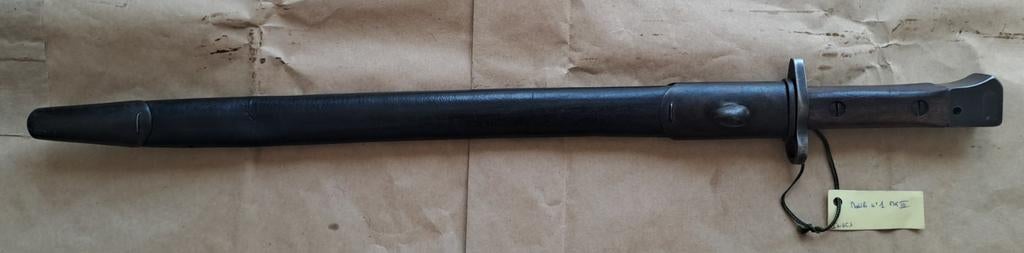 Baionnette Indes Britanniques modèle n1 MK III, Collections, Objets militaires | Général, Enlèvement ou Envoi