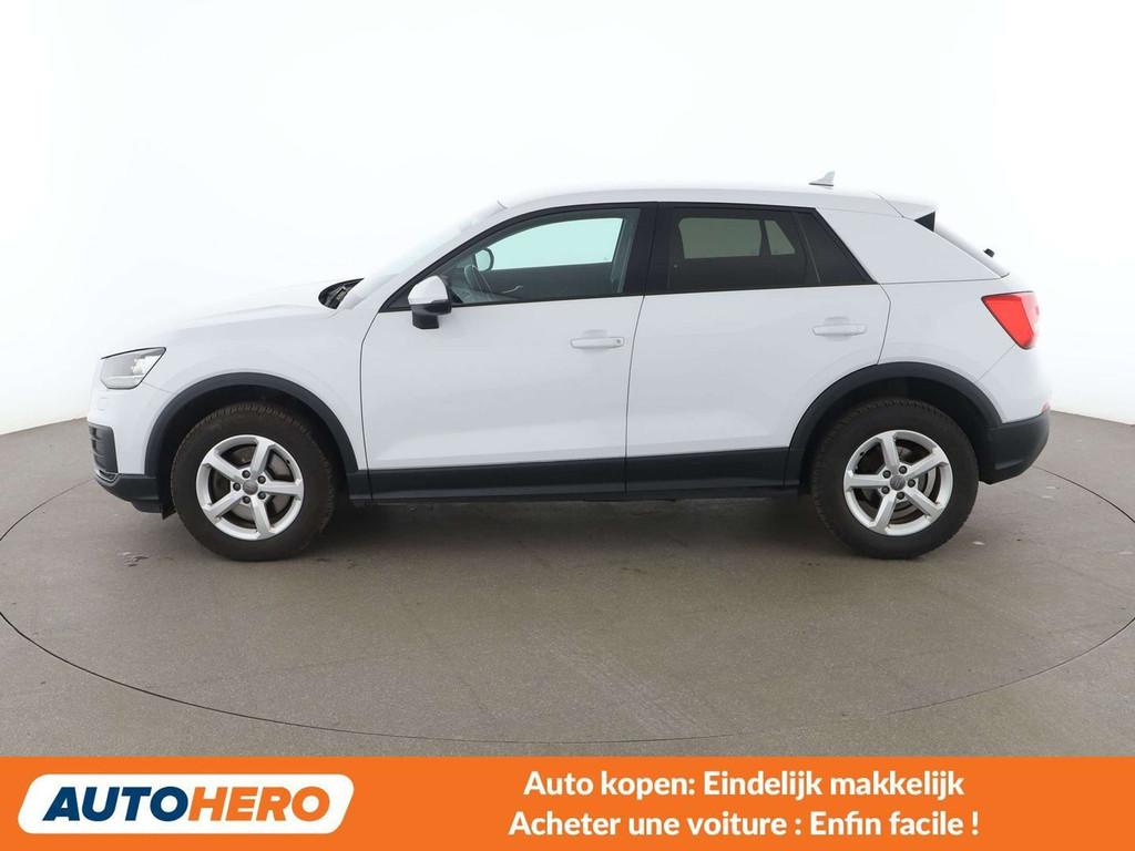 Audi Q2 1.6 TDI (bj 2018, automaat), Auto's, Stof, Gebruikt, Elektronische parkeerrem, Wit