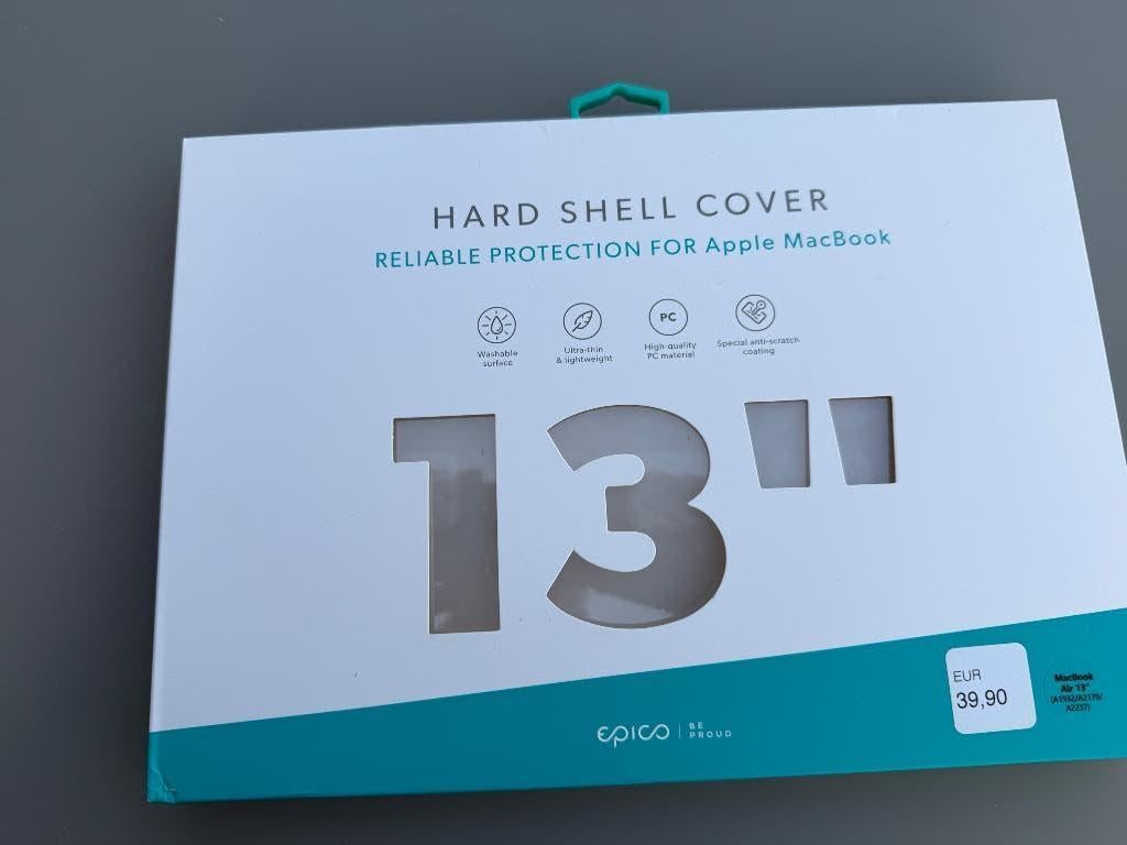 Epico Hard Shell Cover MacBook Air 13" M1/Intel - WIT, Informatique & Logiciels, Enlèvement, Neuf