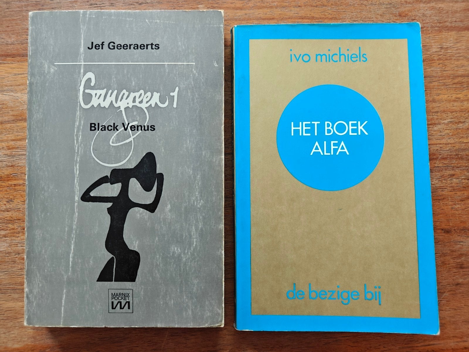 Geeraerts' Gangreen en Ivo Michiels Boek Alfa, Ophalen, Gelezen