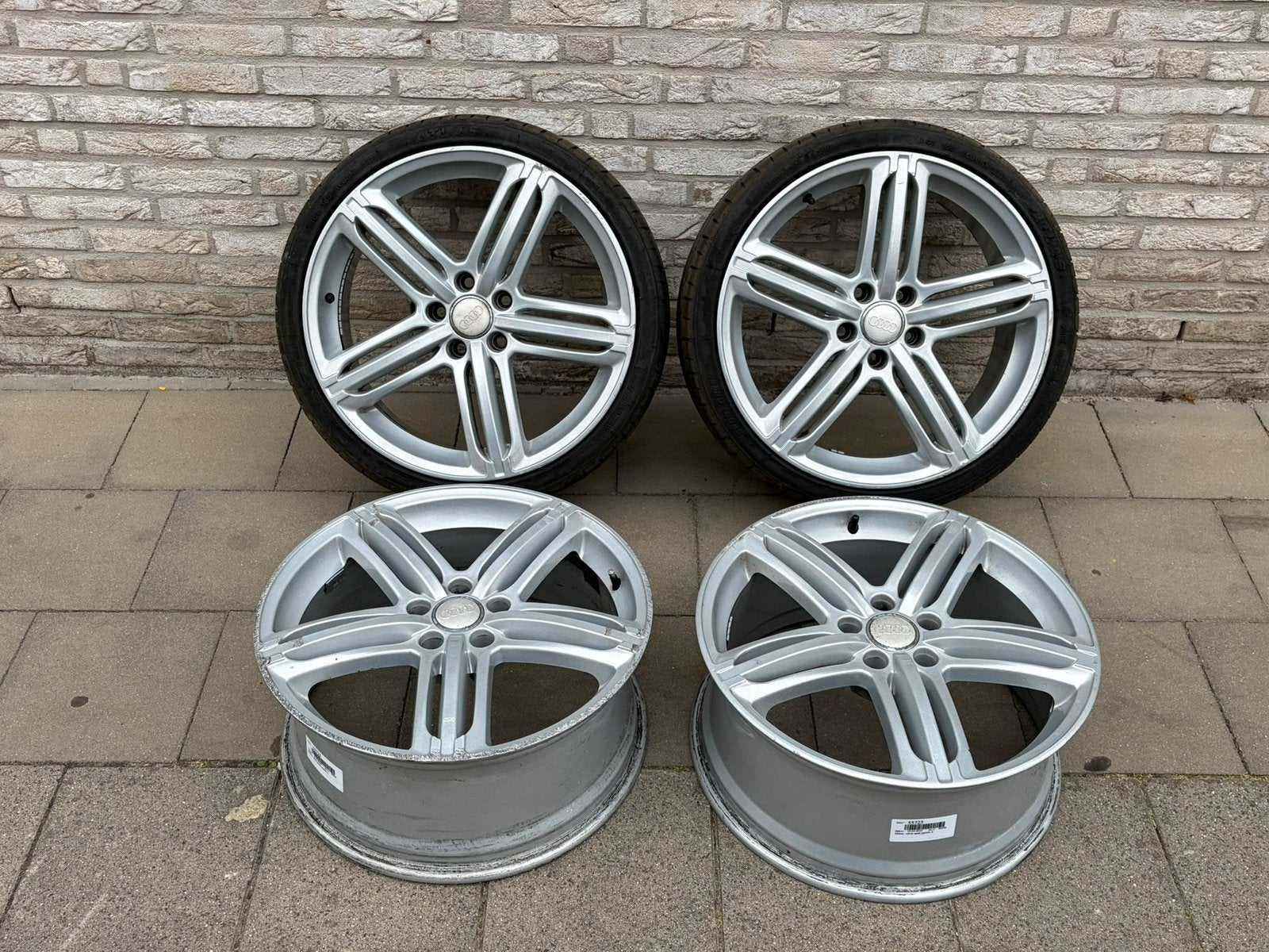 5x112 19inch velgen met banden, Auto-onderdelen, Banden en Velgen, Ophalen, Band(en)