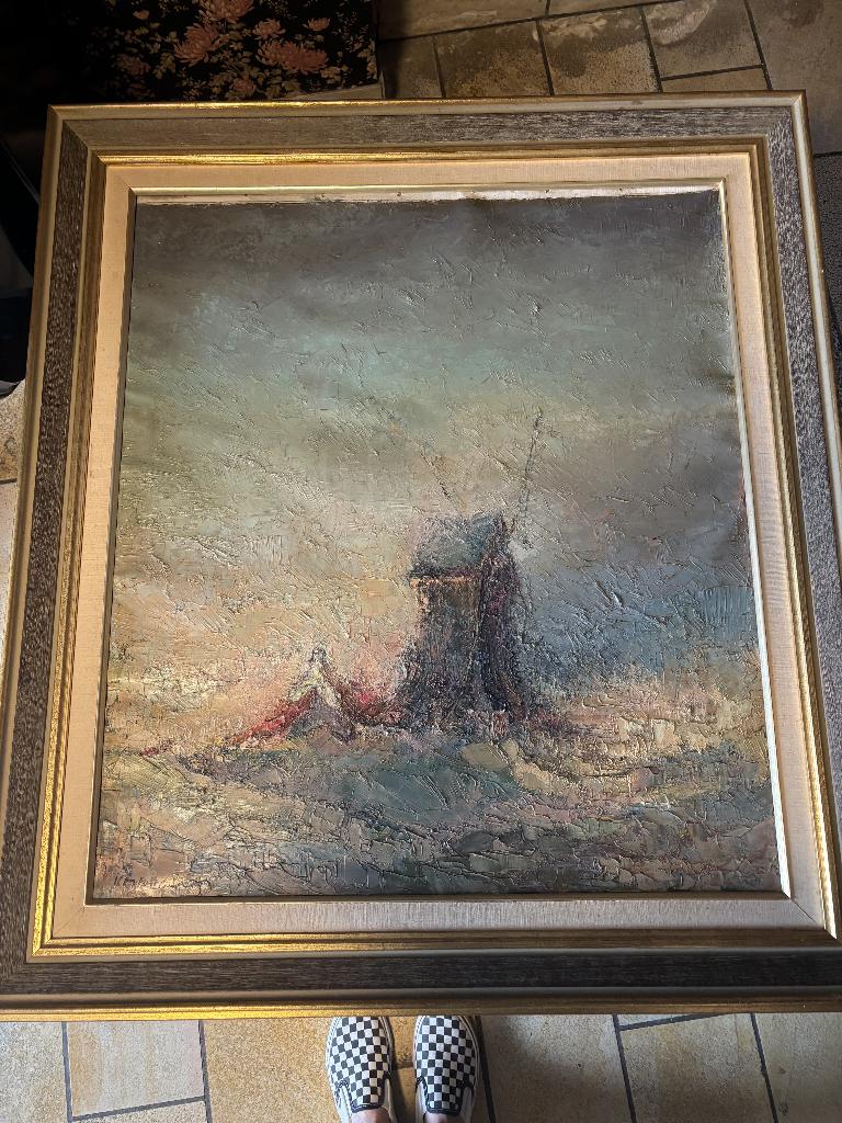 Origineel schilderij Ward Van Ransbeeck – met certificaat, Antiek en Kunst, Ophalen